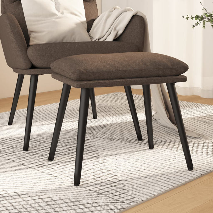Taburet, gri taupe, 45x29,5x35 cm, material textil - WALTI WALTI