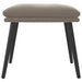 Taburet, gri deschis, 45x29,5x35 cm, catifea - WALTI WALTI