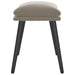 Taburet, gri deschis, 45x29,5x35 cm, catifea - WALTI WALTI