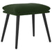 Taburet, verde închis, 45x29,5x35 cm, catifea - WALTI WALTI