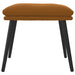 Taburet, maro, 45x29,5x35 cm, catifea - WALTI WALTI