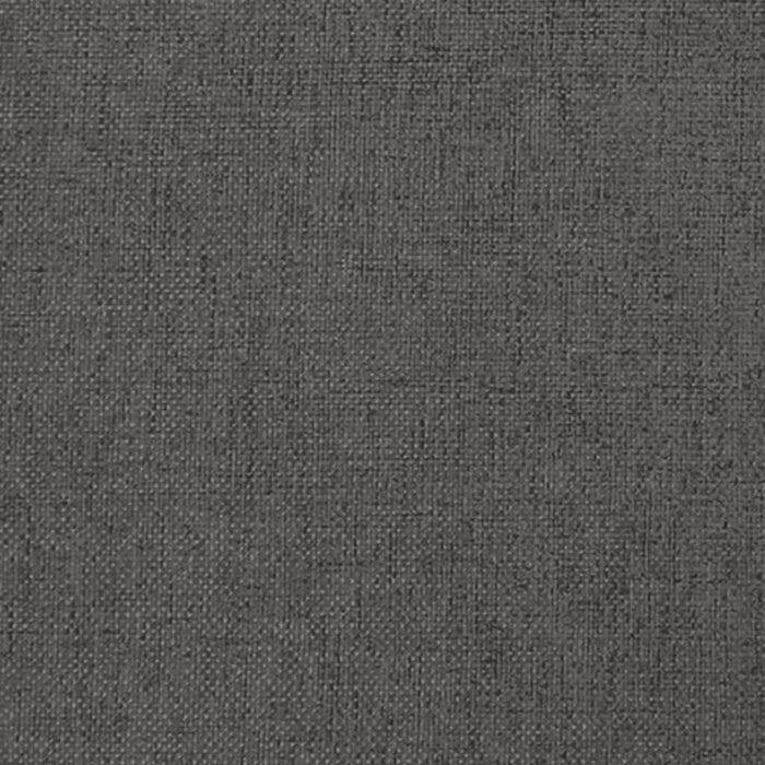 Taburet, gri închis, 45x29,5x35 cm, textil & piele ecologică WALTI