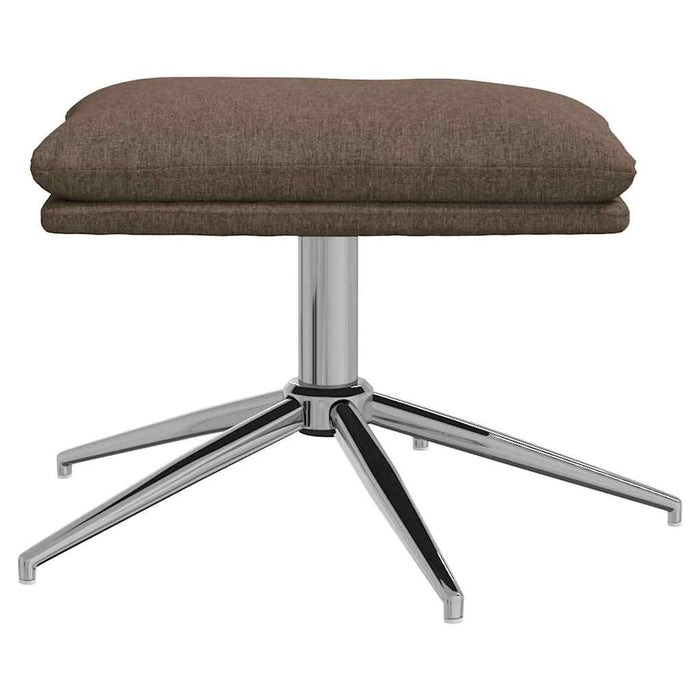 Taburet, gri taupe, 60x60x35 cm, material textil WALTI