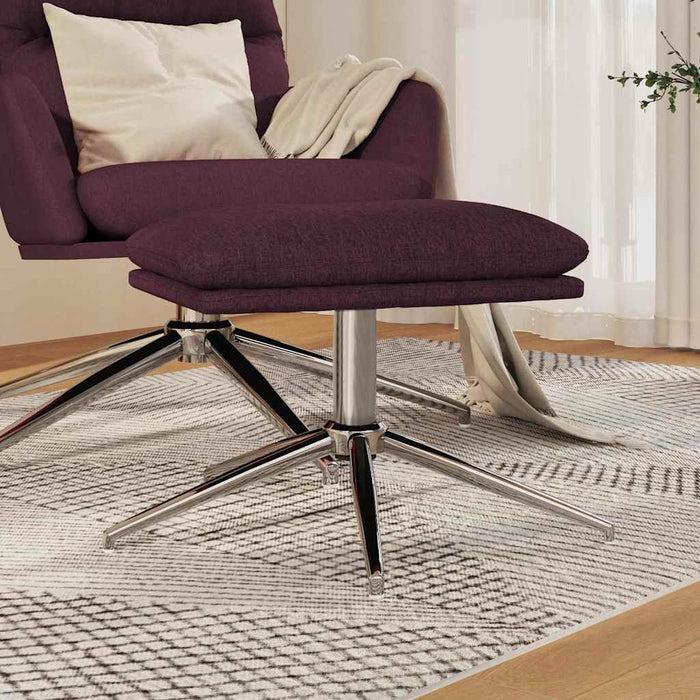 Taburet, violet, 60x60x35 cm, material textil WALTI