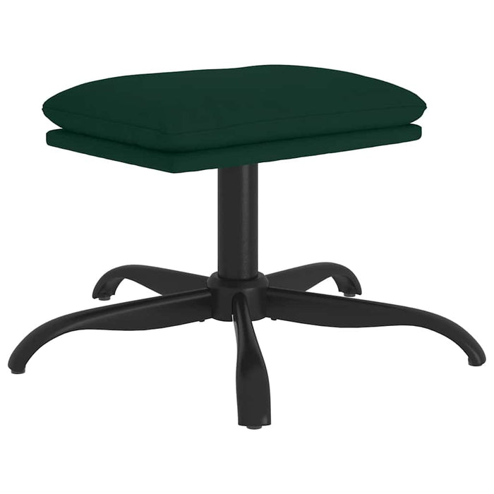 Taburet, verde închis, 60x60x36 cm, catifea - WALTI WALTI