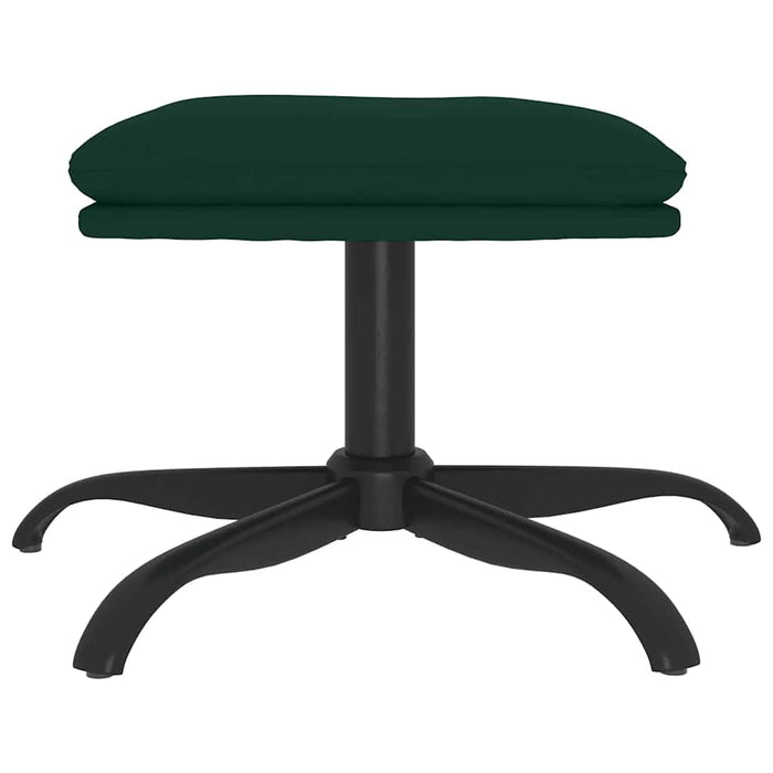 Taburet, verde închis, 60x60x36 cm, catifea - WALTI WALTI