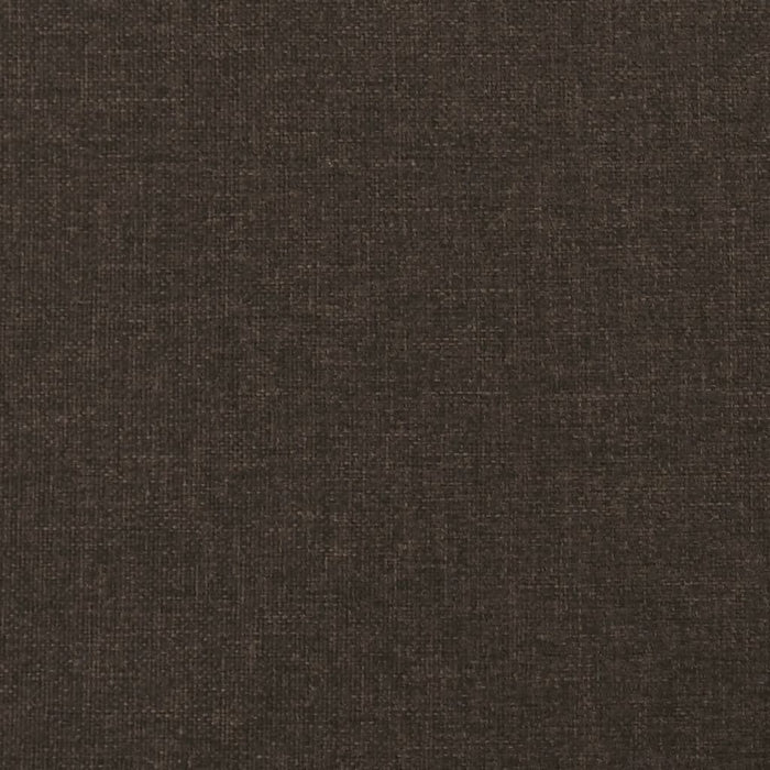 Taburet, maro, 60x60x36 cm, textil și piele ecologică - WALTI WALTI