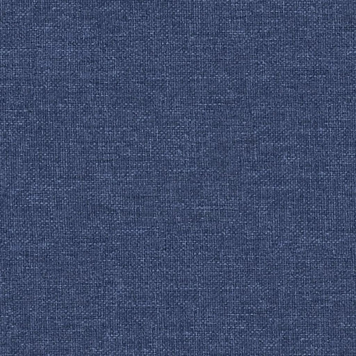 Taburet, albastru, 60x60x36 cm, material textil și piele eco - WALTI WALTI