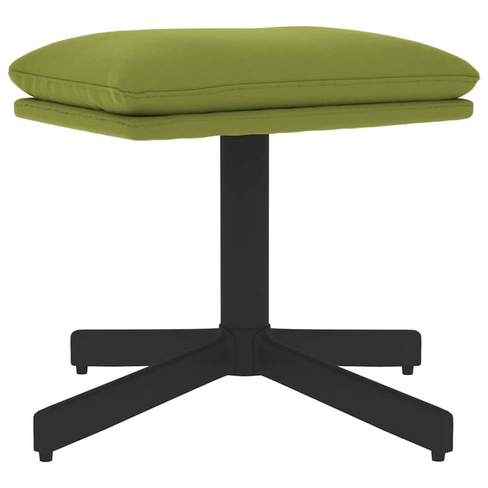 Taburet, verde deschis, 60x60x36 cm, catifea WALTI