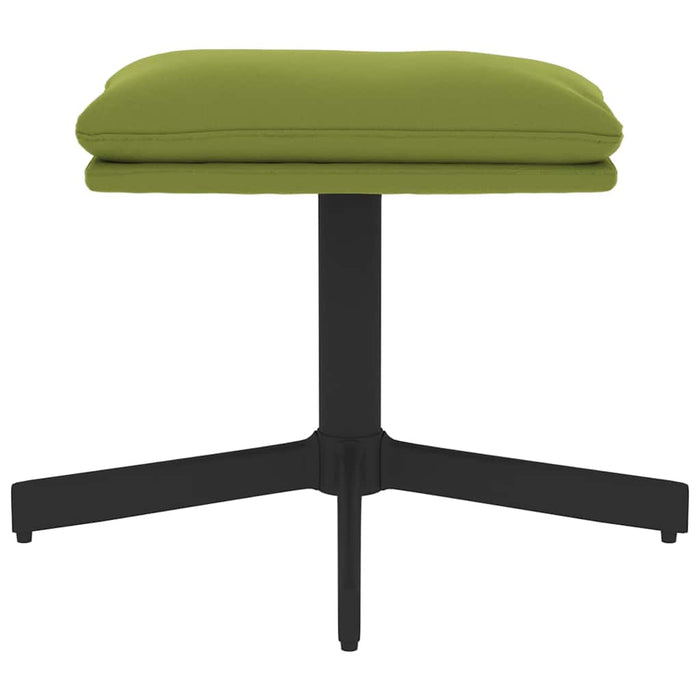 Taburet, verde deschis, 60x60x36 cm, catifea WALTI