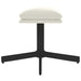 Taburet, crem alb, 60x60x36 cm, catifea - WALTI WALTI