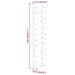 Suport sticle de vin de perete, 12 sticle, 2 buc., auriu, fier - WALTI WALTI
