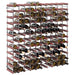 Suport sticle de vin, 120 sticle, maro, lemn masiv de pin - WALTI WALTI