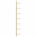 Suport sticle vin montat pe perete,2 buc.,7 sticle,auriu, metal - WALTI WALTI
