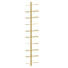 Suport sticle de vin, de perete, 10 sticle, auriu, metal - WALTI WALTI