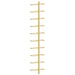 Suport sticle de vin, de perete, 10 sticle, auriu, metal - WALTI WALTI