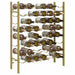 Suport sticle de vin, 48 sticle, auriu, metal - WALTI WALTI