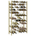 Suport sticle de vin pentru 72 sticle, auriu,metal - WALTI WALTI