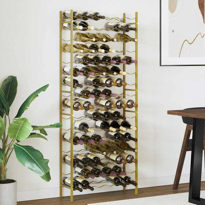 Suport sticle de vin pentru 96 sticle, auriu,metal - WALTI WALTI