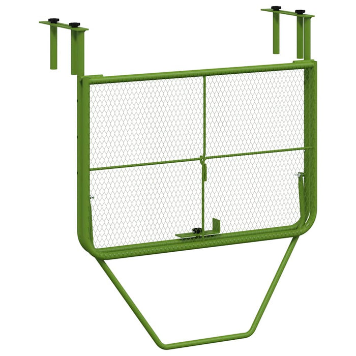 Masă de balcon, verde, 60x40 cm, oțel WALTI