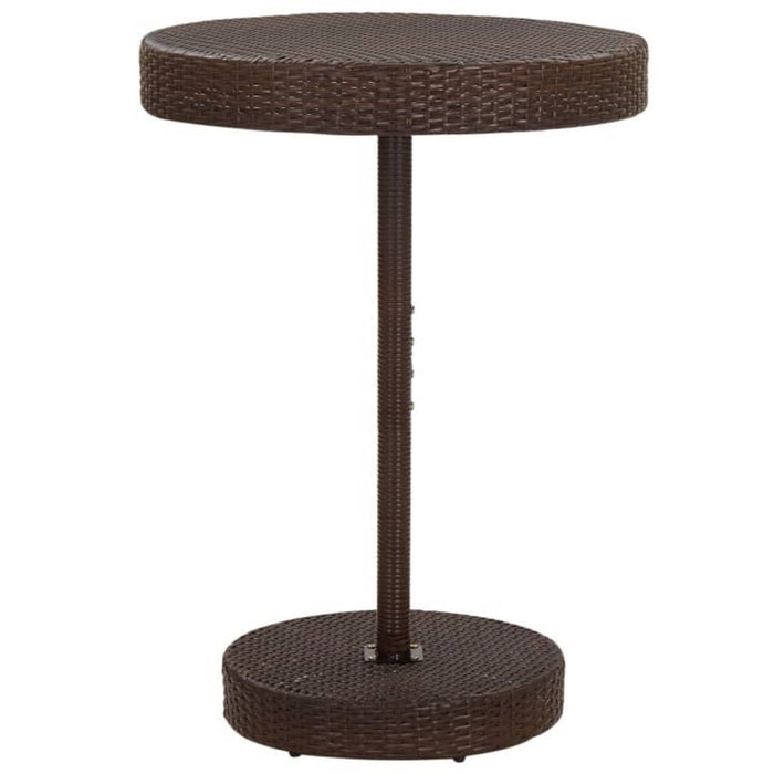 Set mobilier bar de grădină cu perne, 5 piese, maro, poliratan - WALTI WALTI