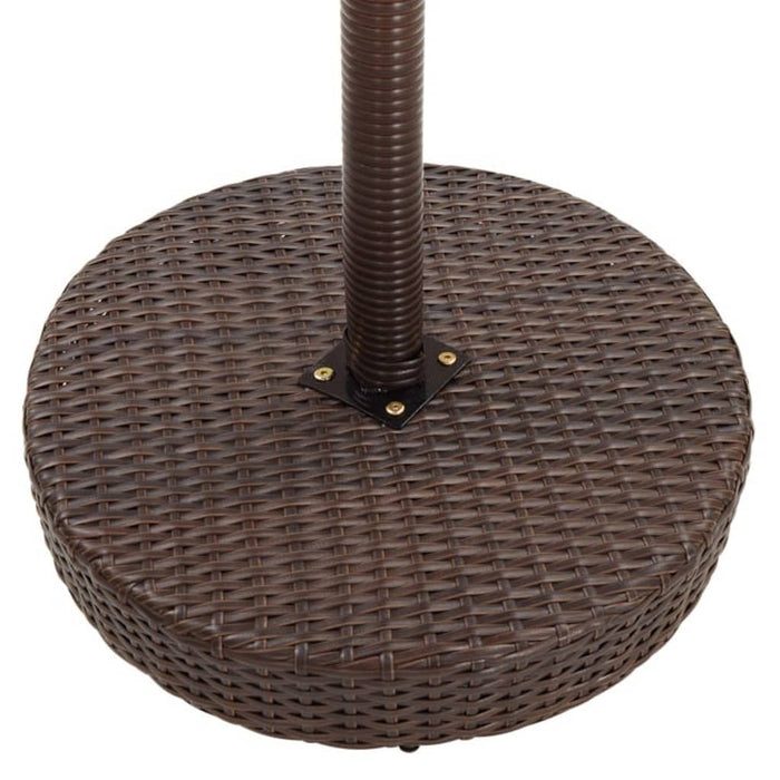 Set mobilier bar de grădină cu perne, 5 piese, maro, poliratan - WALTI WALTI