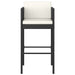 Set mobilier bar de grădină cu perne, 5 piese, negru, poliratan - WALTI WALTI
