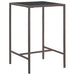 Set mobilier bar de grădină, cu perne, 3 piese, maro, poliratan - WALTI WALTI