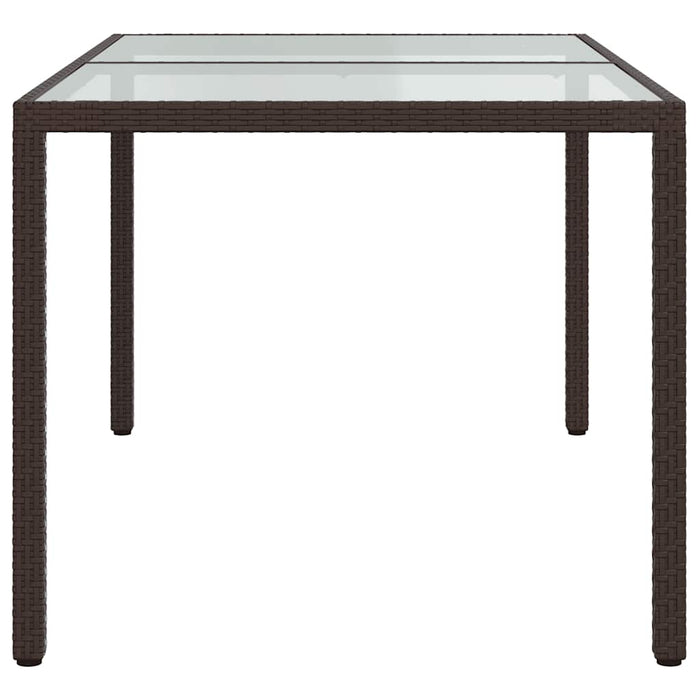 Set mobilier de exterior cu perne, 5 piese, maro, poliratan - WALTI WALTI