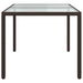Set mobilier de exterior cu perne, 5 piese, maro, poliratan - WALTI WALTI
