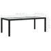 Set mobilier de grădină cu perne, 9 piese, negru, poliratan - WALTI WALTI