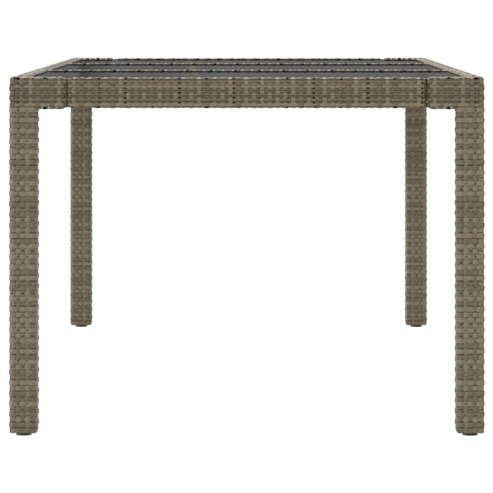 Set mobilier de grădină cu perne, 7 piese, gri, poliratan WALTI