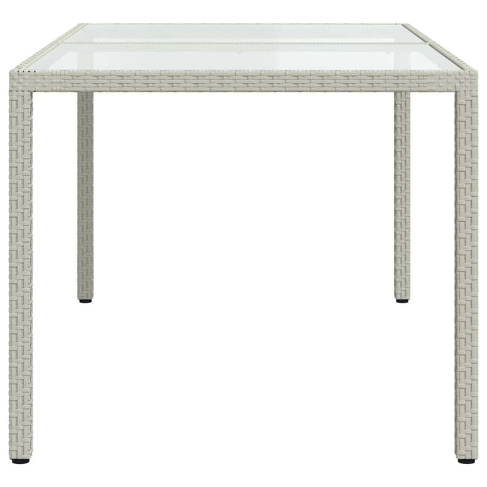 Set mobilier de exterior cu perne, 5 piese, alb, poliratan - WALTI WALTI