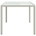 Set mobilier de exterior cu perne, 5 piese, alb, poliratan - WALTI WALTI
