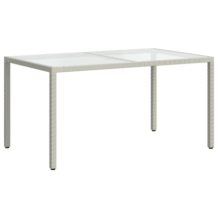 Set mobilier de exterior cu perne, 5 piese, alb, poliratan - WALTI WALTI