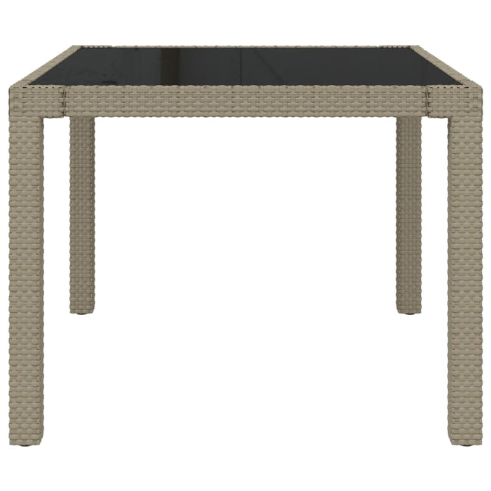 Set mobilier de exterior cu perne, 3 piese, bej, poliratan WALTI