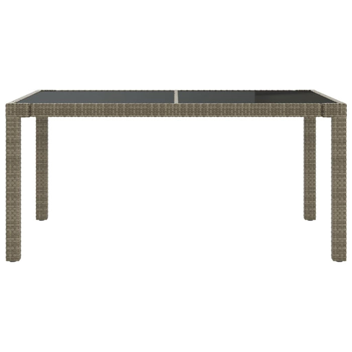 Set mobilier de exterior cu perne, 5 piese, gri, poliratan - WALTI WALTI