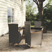 Set mobilier de exterior cu perne, 5 piese, gri, poliratan - WALTI WALTI