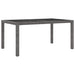 Set mobilier exterior cu perne, 7 piese, negru/gri, poliratan - WALTI WALTI