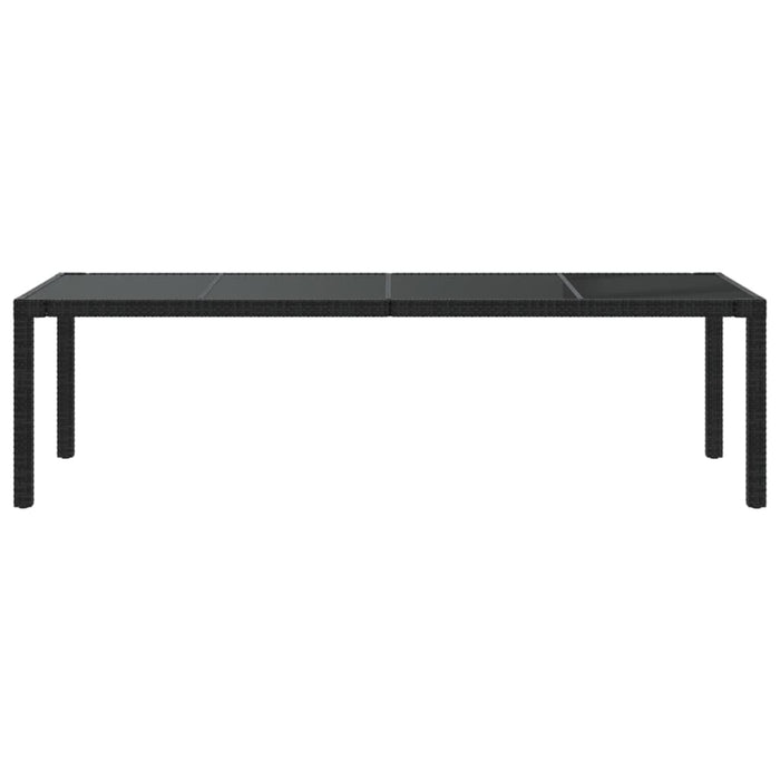 Set mobilier de exterior cu perne 11 piese negru/gri, poliratan - WALTI WALTI