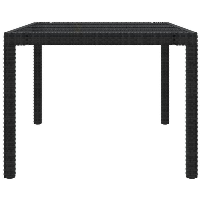 Set mobilier de exterior cu perne 11 piese negru/gri, poliratan - WALTI WALTI
