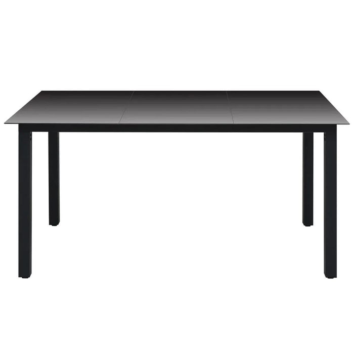 Set mobilier de grădină cu perne, 5 piese, negru, poliratan - WALTI WALTI