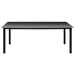 Set mobilier de grădină cu perne, 7 piese, negru, poliratan - WALTI WALTI