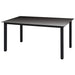 Set mobilier de grădină cu perne, 5 piese, negru, poliratan - WALTI WALTI