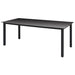 Set mobilier de grădină cu perne, 9 piese, negru, poliratan - WALTI WALTI