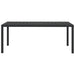 Set mobilier de grădină cu perne, 9 piese, negru, poliratan - WALTI WALTI