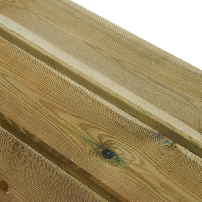 Bancă de grădină, 220 cm, lemn masiv de pin impregnat - WALTI WALTI