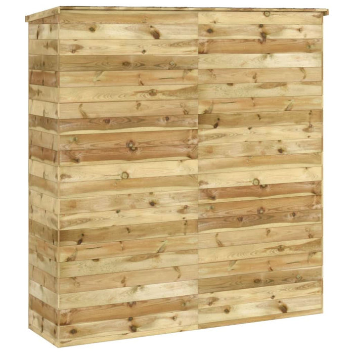 Șopron de grădină pentru scule, 163x50x171 cm, lemn masiv pin - WALTI WALTI