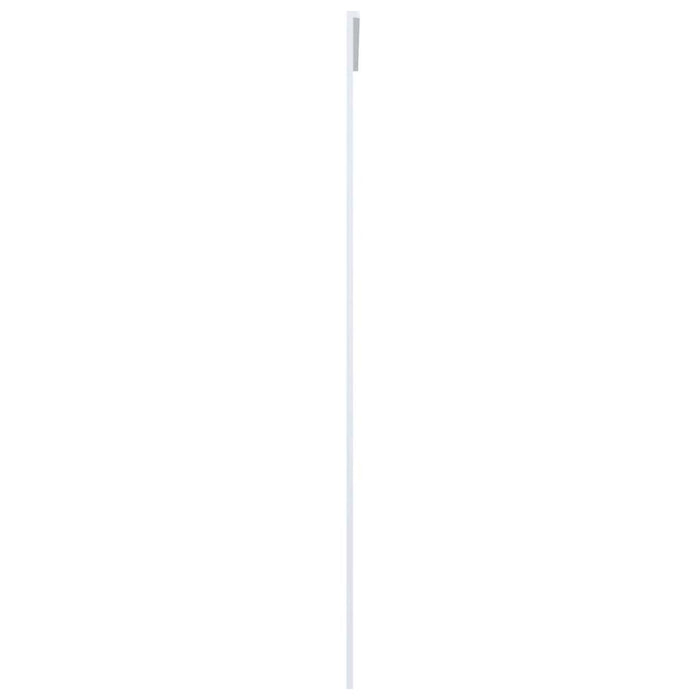 Ușă glisantă, alb, 90x205 cm, sticlă ESG și aluminiu - WALTI WALTI