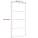 Ușă glisantă, alb, 90x205 cm, sticlă ESG și aluminiu - WALTI WALTI